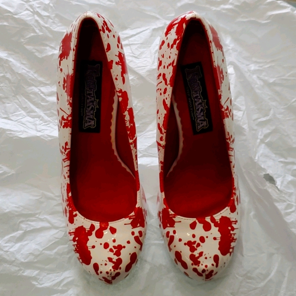 Ladies Funtasma Bloody Zombie shoes sz 7 - 6.5